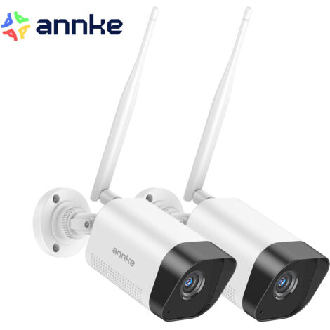 ANNKE 2K 3MP Smart-Sicherheitskamera für den Außenbereich mit Personenerkennung, Zwei-Wege-Audio, 24/7-Überwachung, IP66