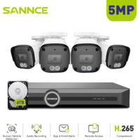 SANNCE 5MP PoE Smart-Sicherheitskamera für den Außenbereich mit Nachtsicht