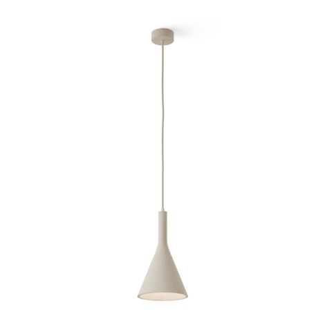 Suspension en plâtre beige (1/5)