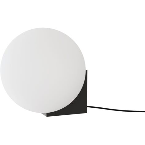 Lampe de Table OBI Noir Brossé avec Diffuseur Opal, Lumière d’Ambiance Tactile et Réglable, IP44, Douille G9 (Ampoule Non Incluse) (1/5)