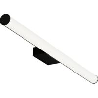 Applique murale LED pour salle de bain 18W de couleur noire