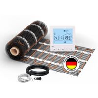 Heizmatte WARMON CLASSIC LIGHT 100 W/m² inkl. TS 50 Thermostat digital weiß - 14 m²