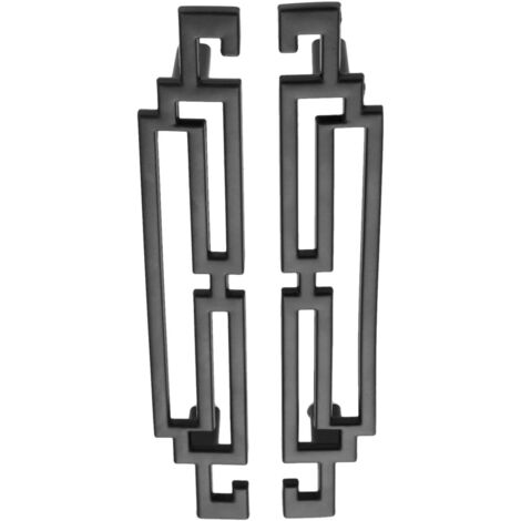 Maniglia Porta Leva In Porcellana Nera Su Cromo Rosa Lucidato - Foto 9