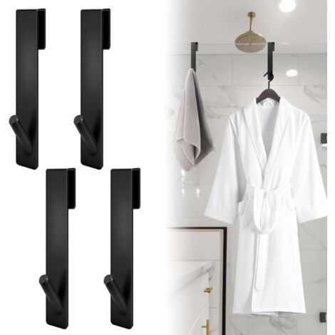 Gancio Per Asciugamani Nero Opaco, Gancio Per Cappotto In Acciaio Inox - Foto 7