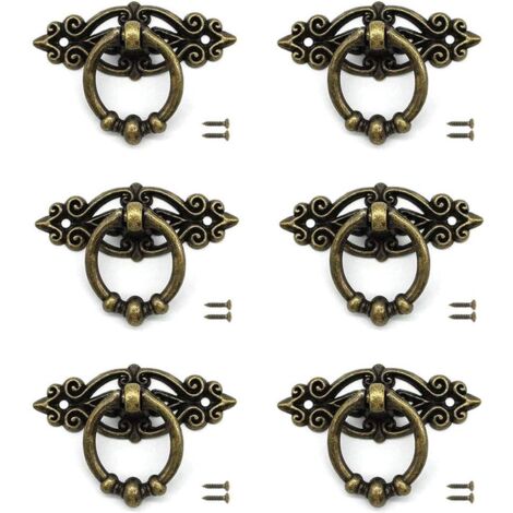 Maniglie Vintage In Lega Di Zinco Bronzo Antico - 5.8 Pollici, Per Mobili, Cassetti E Ante - Foto 7