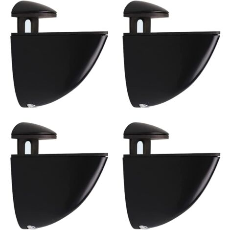 Sistema Mensole Vetro Facile Montaggio Reggimensola Vetro Regolabile RM06 - Cromo Lucido Per Mensole Reggimensola Vetro Cromato