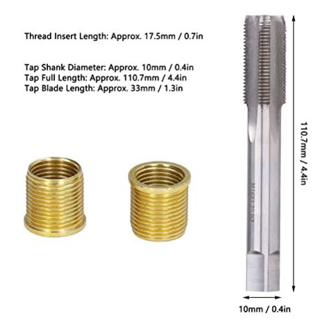 Kit Riparazione Filetto Candela M14x1.25 - Per Motosega E Piccoli Motori