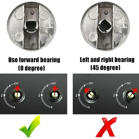 Manopole Fornelli 8 Manopole Nere Universali Per Fornelli E Forni - Compatibili Con Belling, New World, Bosch, Indesit E Tante Altre Marche Bobina Cavo - Foto 6