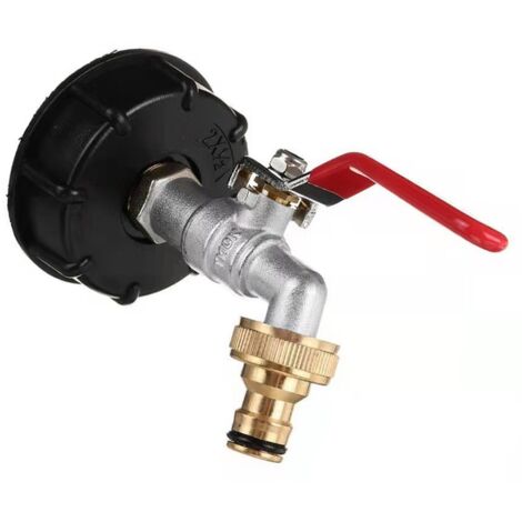 IBC CONVERTITORE MORTO adattatore serbatoio IBC serbatoio acqua connettore a urto tubo EUR 10,00