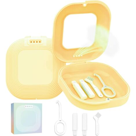 BEBUSINGOTO Custodia Per Apparecchio Ortodontico, Custodia Per Allineatore Ultrasottile Con Foro Di Ventilazione Compatibile Con Invisalign Custodia Per Paradenti Custodia Per Apparecchio Ortodonti 87536351
