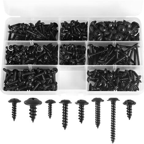 Vis HPI Racing 101245 - Tête Plate 3x14mm, Noir, Pour Modèles Réduits