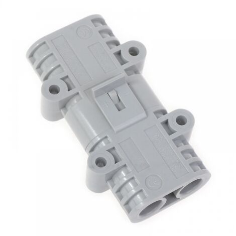 Connettore Di Alimentazione A 2 Vie 600V 50A – Scollegamento Rapido Per Cavo Batteria, Alloggiamento Rosso, Adatto AWG 6/8/10/12