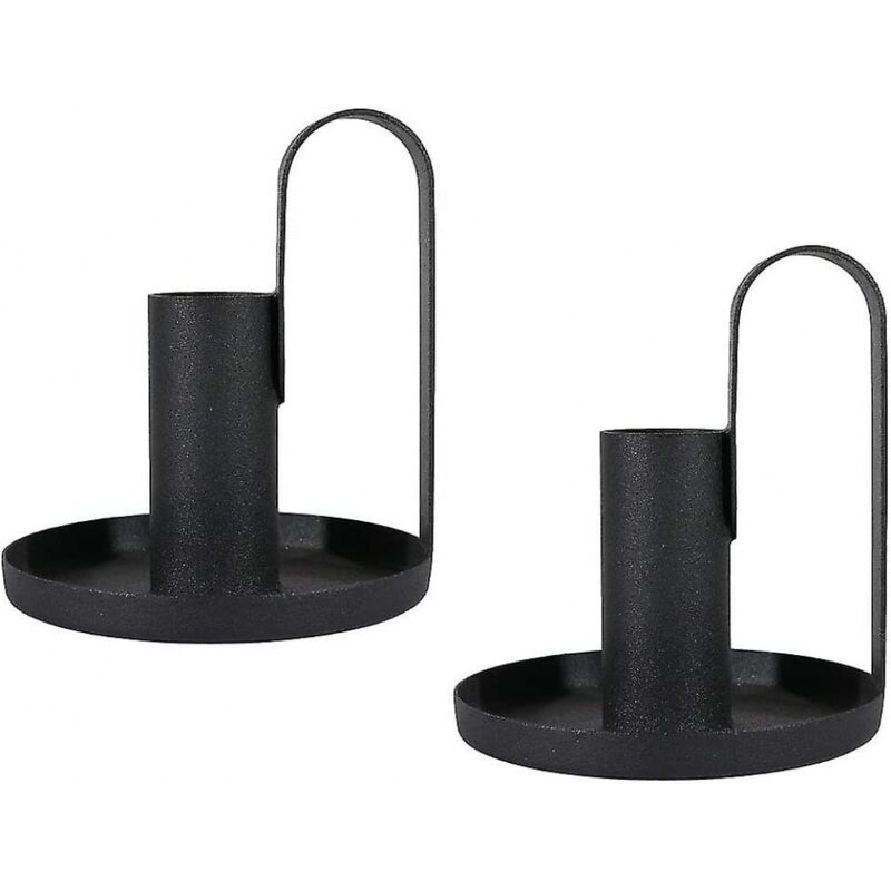 10 Decoración De Mesa Con Candelabro Cónico Negro Con 5 | Cuotas Sin