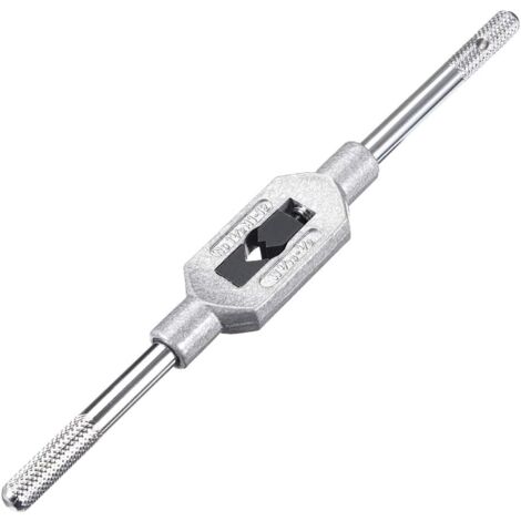 Llave Para Machos De Roscar M3-M12 | Ajustable Para Grifos, Taladros Y Escariadores | Mango Ergonómico | Zinc Y Acero Al Carbono