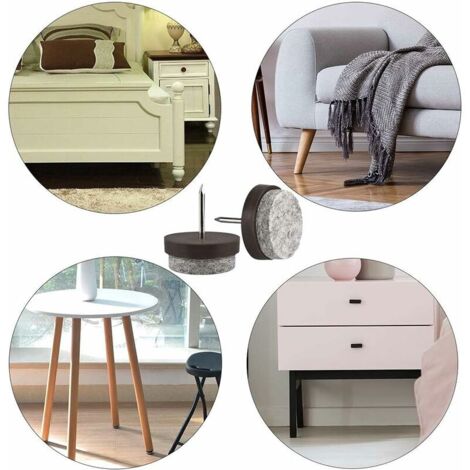 Navaris Pack De 50x Protector De Fieltro Para Muebles - Set De Tacos