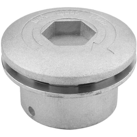 Cabezal De Corte De Aluminio Universal Para Cortacésped - Incluye Carrete Y Línea De Corte, Fácil Instalación, Vibración Mínima