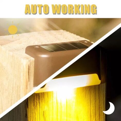 Luces Solares Para Exterior, Juego De 4 Luces Solares Para Jardin Impermeables Ideales Para Bodas Navidad Jardines Y Cesped 98924000