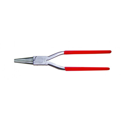 Pince ronde à charnière emboutie inox – Forgée pour performance élevée – Transmission de levier optimale – Pointes dentées pour précision – Stubai