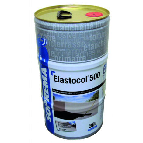 Soprema – Élastocol 500 – Enduit d'imprégnation à froid 5L – Étanchéité pour surfaces soumises à circulation – Adhérence optimale sur béton et métal