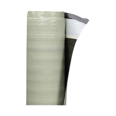 Soprema – Feuille d'étanchéité auto-adhésive 7 m x 1 m – Bitume élastomère SBS – Première couche d'étanchéité bicouche – Supports compatibles : maçonnerie, bois