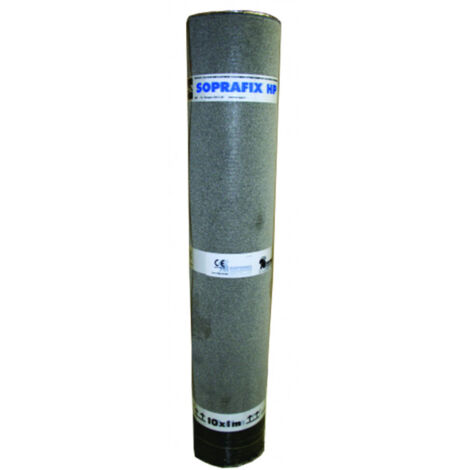 Soprema – Rouleau d'étanchéité bicouche 1m x 7m – Bitume élastomère avec armature polyester – Fixation mécanique rapide – BRoof(t3)