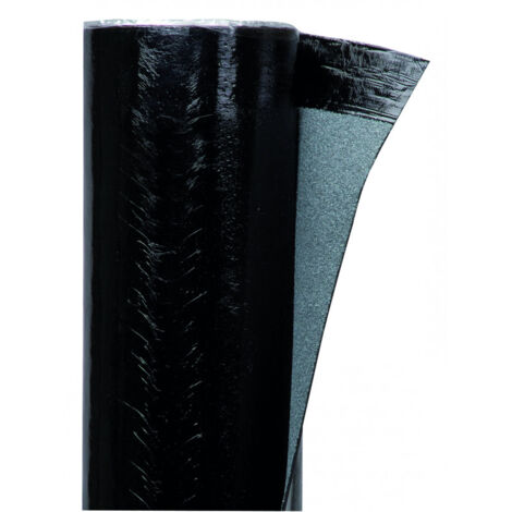 Soprema – Feuille souple d'étanchéité anti-racines 5m x 1m – Bitume élastomère SBS – Paillettes d'ardoise – Pour terrasses végétalisées