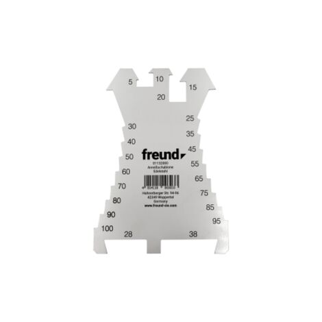 Pochoir de marquage Freund, forme droite