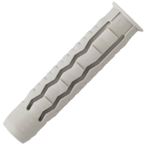 Cheville nylon 10x50mm pour vis 6 à 8 – Boîte de 50 – Collerette flexible et ergots anti-rotation – Fixation robuste pour matériaux creux – Hqpro (1/9)