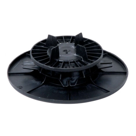 Soprema – Plot PVC réglable à vis pour terrasse – Hauteur 40 à 67 mm – Montage facile sur béton – 33960 (1/2)