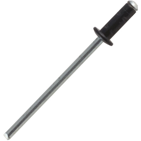 Rivets standards multi-serrage tête plate aluminium/acier UD-R Ø4,8x15,1mm - RAL7016 Gris anthracite - Boite de 500