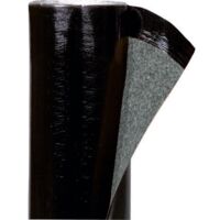 Soprema – Rouleau d'étanchéité élastomère 6m x 1m – Bitume armé en voile de verre – Couleur gris – Pour toitures accessibles et inaccessibles