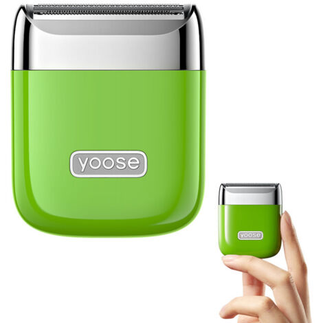 Rasoir électrique Yoose pour femmes,tondeuse corps et maillot en alliage IPX7,USB-C,sabot de rasage,modes de rasage multiples,Vert (1/5)