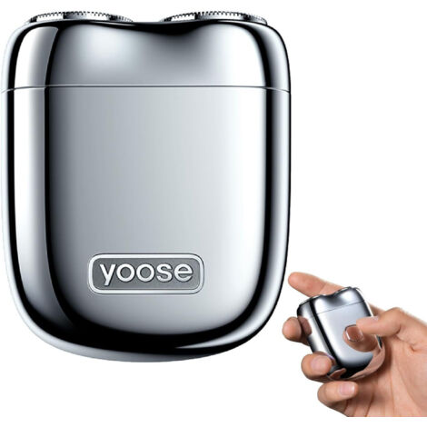 Rasoir électrique Yoose Mini2.0 Mini - Alliage et acier inoxydable de haute qualité, portable, étanche, adapté au rasage quotidien