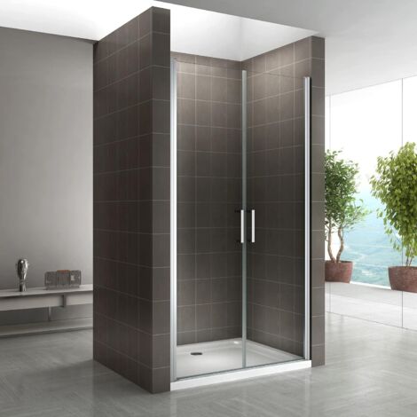 i-flair Duschtüren, Nischentüren aus 6 mm durchsichtigem Sicherheitsglas Breite: 83-86 cm - Höhe: 185 cm (1/5)