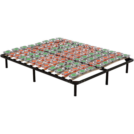Lattenrost auf Füssen IF57, Lattenrahmen für alle Matratzen geeignet 200x200 cm