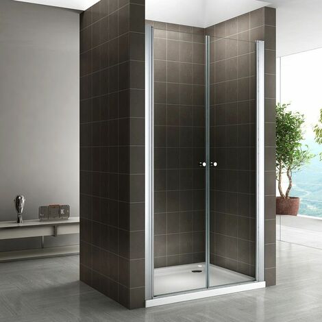 Duschkabine weiß Echtglass Duschabtrennung Duschwanne Kabine 90 X 90 cm duschen 