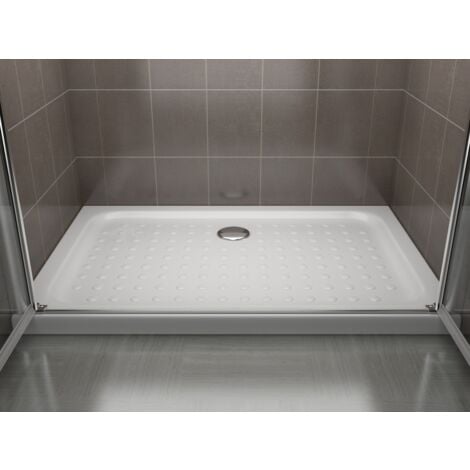 i-flair Duschtür, Duschabtrennung aus 6 mm durchsichtigem Sicherheitsglas Breite: 96-100 cm - Höhe: 185 cm