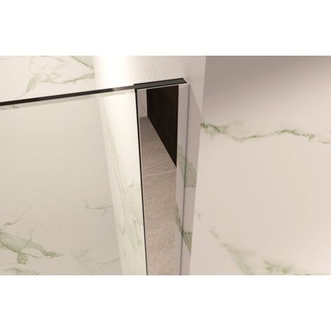 Walk In Dusche Duschwand Duschabtrennung Klarglas Edelstahl 120x200cm 10mm W740