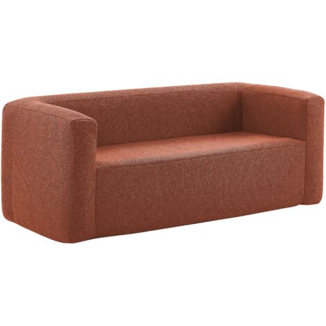 Canapé gonflable 2-3 places Terracotta - Intérieur et extérieur - Couleur Terracotta