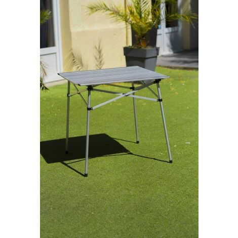 Table de camping, Pliable, en Aluminium, 140 x 70 x 70 cm acheter en ligne  à bas prix