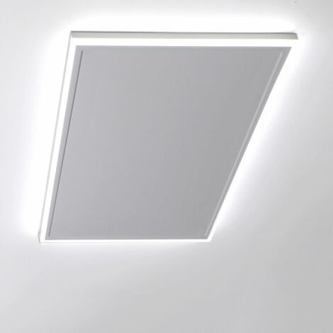 Infrarotheizung Deckenmontage 840 Watt, Infrarot Deckenheizung mit LED Licht Beleuchtung, Infrarotheizung Decke mit Thermostat Fernbedienung, Elektroheizung Heizplatte Heizpaneel Heizkörper