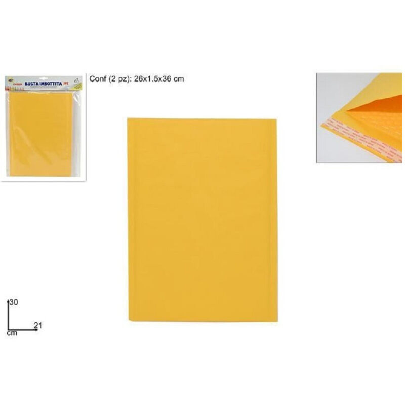 Jeco - Lot de 100 enveloppes à bulles d'air taille B/2 int. 120 x 220