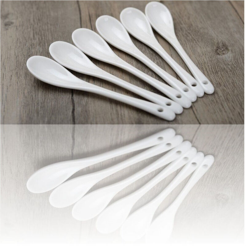 La Porcellana Bianca - Bicchierino Lettera S Con Cucchiaino - 75 Cc, Altezza 6 Cm - Idea Regalo Per Casa E Cucina