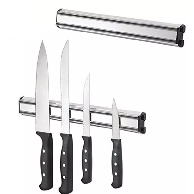 1x Porte-couteau bande magnétique 40cm 304 bande de couteau magnétique en acier