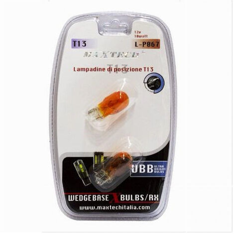 T13 Maxtech L-p067 12volt 10watt Lampadine (1/2)