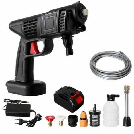 Idropulitrice In Batteria 12 V Alta Pressione Portatione Without Fili Lavaggggage Auto (1/5)