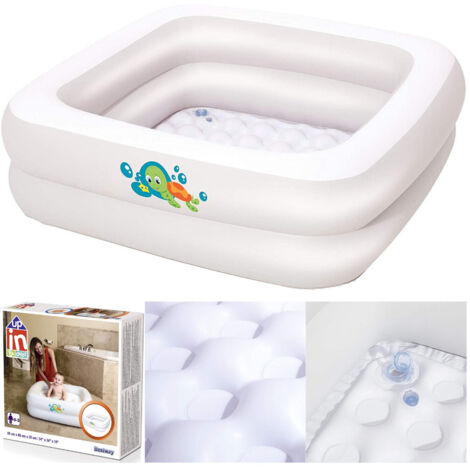 Bagnetto Gonfiabile For Children Portatile 86x86x25 Cm Viaggio 51116 (1/5)