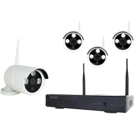 Kit De Vidéosurveillance Nvr 4 Caméras Hdmi Lan Wi-fi Vga 8806zl3-4 (1/5)