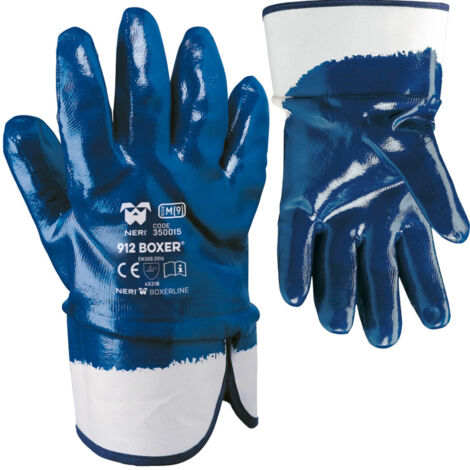 Gants De Travail En Jersey De Coton Imprégné Nbr X Boxer De Chantier 9" (1/4)