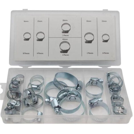 Définir 26 Pièces Kit Pinces Serrées Avec Une Fermeture Asymétrique 16-40mm Assorti (1/3)
